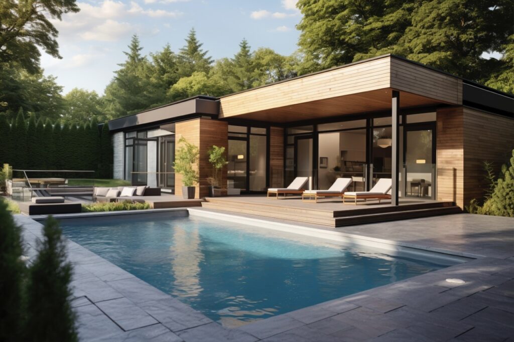 Modern Backyard Deck